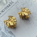 8MM 0G Palm Leaf Saddle Gauges | Jewellery for Stretched Ears and Lobes