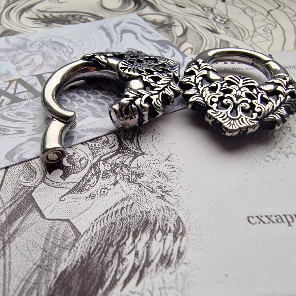5MM 4G Floral Ear Weights | Stretched Ears / Lobes Gauges Tunnels Plugs