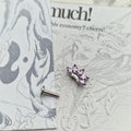 Purple Titanium Sunset Sunrise Zircon Cartilage Stud | Body Piercings